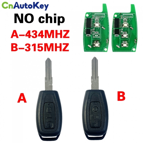 CN042003 For Mahindra straight board, 2 buttons, 3 buttons with light housing 434MHZ,315MHZ NO chip