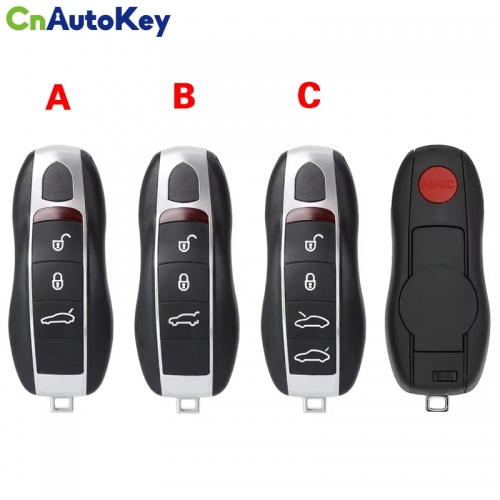 CS005014 3 +1 /4+1 Buttons Smart Remote Key Shell Fob Key Case For Porsche Cayenne Panamera 2010-2012