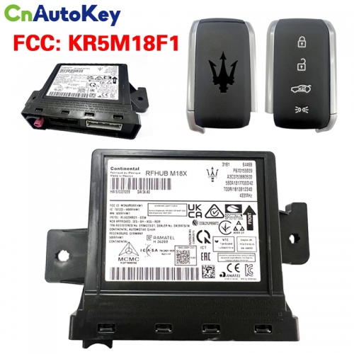 CN089006  For Maserati Grecale Ghibli Keyless Remote Key  a set 434MHz Set FCC:KR5M18F1