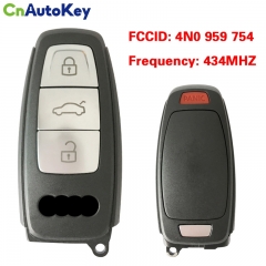 CN008070 ORIGINAL Smart Key for Audi A8 2017+ 3+1Buttons 434MHz Keyless Go 4N0 959 754