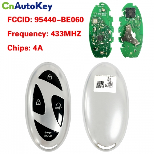 CN020338 Hyundai Kona 2024 Genuine Smart Remote Key 3+1 Buttons 433MHz 95440-BE060