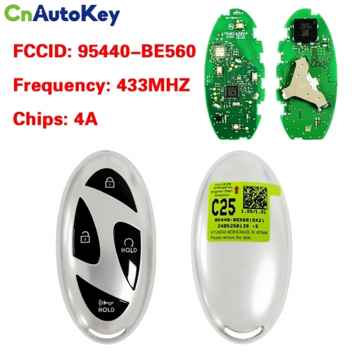 CN020349 OEM 23-25 Hyundai KONA Smart Key 95440-BE560 SX2 TQ8-FOB-4F61 M43 4BT