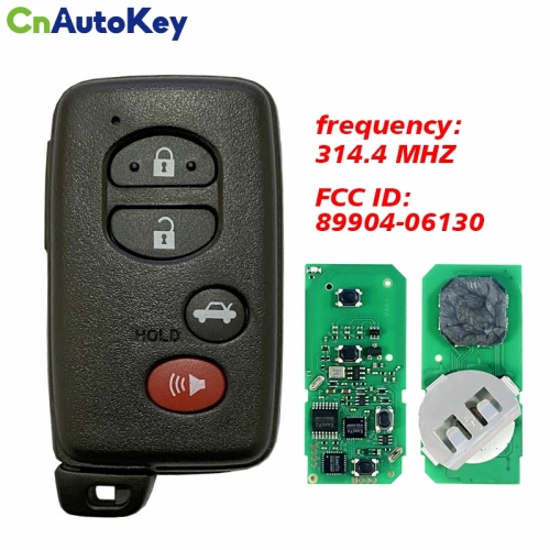 CN007202 For Toyota Camry Corolla Avalon 2009-2014 4-Btn (HYQ14AAB-3370) 314.4mhz 89904-06130