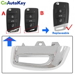 CS001047 OEM Metal Part replacement For Original VW Passat Flip remote key shell cover