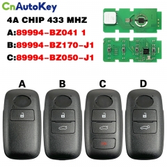 CN007313 Aftermarket Smart Key For Toyota  Raize Rocky  2/3/4 button 433mhz 4A Chip