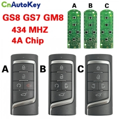 CN091004 For original GAC Trumpchi GS8 GS7 GM8 smart card M8 legend GM8 smart card remote control key 4A