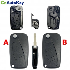 CS017024  Flip Remote 3 Buttons Car Cover Key Shell For FIAT Punto Ducato Stilo Panda Idea Doblo Bravo Keyless Fob Case
