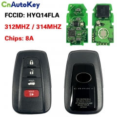 CN007377 312/314MHz 8A Chip HYQ14FLA Smart 3+1Button Proximity Remote for Toyota  2019 2020 2021