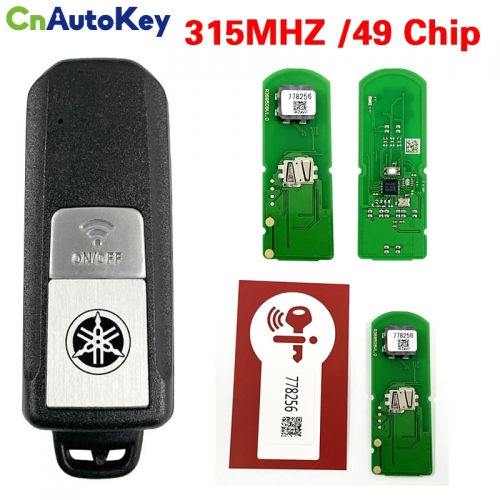 MK0037  Motorcycle Remote Smart Control Key ID49 Chip 315MHz SKEA7B-03 For Y AMAHA TMAX T-MAX 530 560 TMAX530 TMAX560 2017 2018-2023