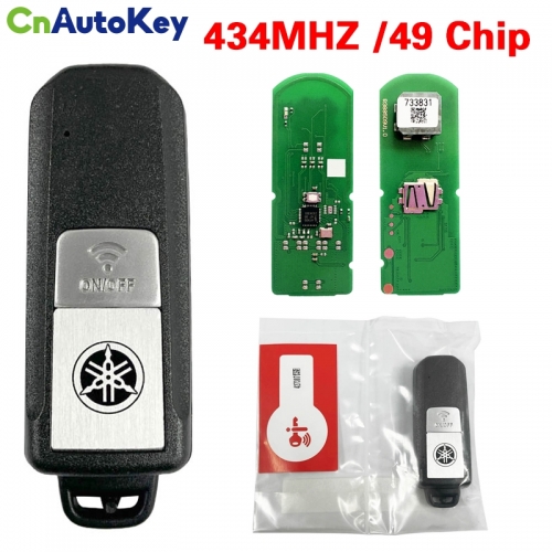 MK0028   Motorcycle Remote Smart Control Key ID49 Chip 433.92MHz SKEA7B-03 For Y AMAHA TMAX T-MAX 530 560 TMAX530 TMAX560 2017 2018-2023