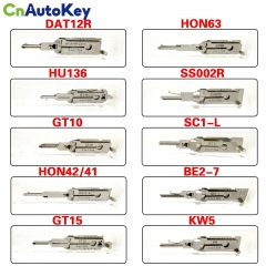 Lishi 2-in-1 DAT12R  HU136 GT10 HON42/41 GT15 HON63 SS002R SC1-L BE2-7 KW5 For Hino Heavy Truck Motorcycles