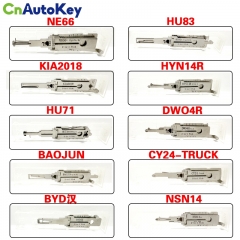 Lishi 2-in-1 NE66 KIA2018 HU71 BAOJUN  BYD-HAN  HU83  HYN14R DWO4R CY24-TRUCK For BAOJUN 560 330 730 For Chevrolet Daewoo