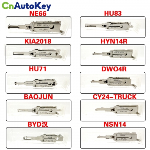 Lishi 2-in-1 NE66 KIA2018 HU71 BAOJUN  BYD-HAN  HU83  HYN14R DWO4R CY24-TRUCK For BAOJUN 560 330 730 For Chevrolet Daewoo