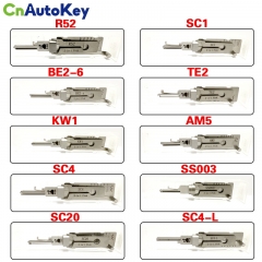 Lishi 2-in-1 R52 BE2-6 KW1 SC4 SC20 SC1 TE2 AM5 SS003 SC4-L For Phillip Kwikset Residential For Gainsborough