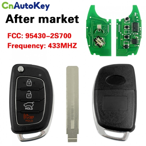 CN020054  Hyundai Tucson Remote Controls 433Mhz Pcf7936 Transponder Chip Fcc Id Oka-860T 95430-2S700 95430-2S701