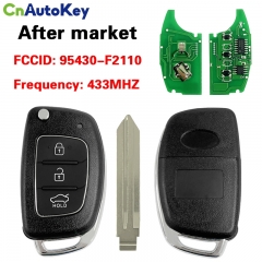 CN020394 For Hyundai Elantra 2017-2019 Flip Remote Key 433MHz 95430-F2110