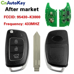 CN020396 For Hyundai Venue 2021 2022 2023 2024 Remote Car Key Fob 433MHz 95430-K3000 95430-K3001
