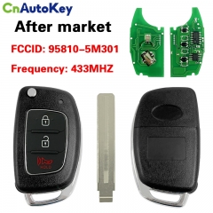 CN020395 For 2+1 Button 433mhz Remote Control Flip Key for Hyundai Remote 95810-5M301