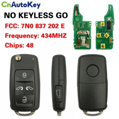 CN001120 Aftermarket VW Remote key  Volkswagen Sharan / Transporter ID48 VW Can 434Mhz NO-KEYLESS GO