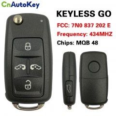 CN001147 For VW Remote key Volkswagen Sharan / Transporter MQB 48 VW Can 434Mhz KEYLESS GO