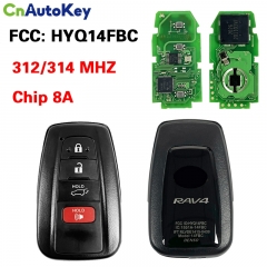 CN007379 for Toyota RAV4 2019 2020 2021 Smart Keyless Remote Key Fob Board 231451-0351 HYQ14FBC  312MHz / 314MHz