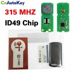 MK0022   315mhz ID49 Chip Motorrad Fernbedienung Schlüssel
