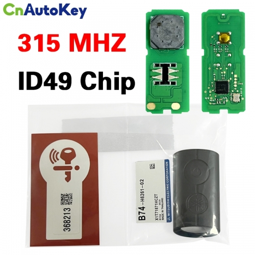 MK0022   315mhz ID49 Chip Motorrad Fernbedienung Schlüssel