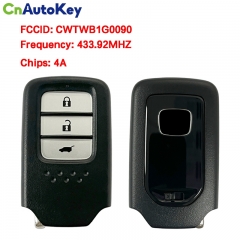 CN003173 3Button 433MHZ 4A Chip For Honda Accord 2018-2021 Smart Card Remote Key Car Key PN : 72147-TVA-A11 FCC ID : CWTWB1G0090