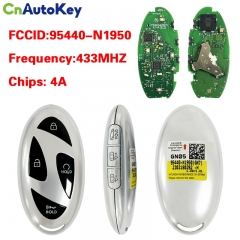 CN020400 For Hyundai Smart 7 Buttons Remote Key 95440-N1950 433MHZ 4A Chip