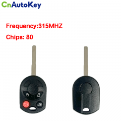 CN018152 Applicable to Ford 315MHZ 4D63 Chip 80BIT OUCD6000022 3+1 Button MPV Model Button