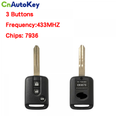 CN010089 For Renault Smart Remote Key 3 Buttons P/N:TFWB1G634 7936 Chip/433.92MHZ