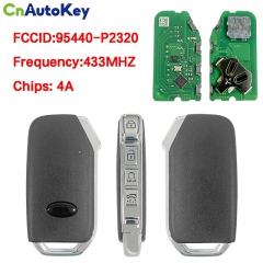 CN051370 Fror KIA Sorento 2023 Smart Remote Key 4 Buttons 433MHz 4A Chip Part Number 95440-P2320