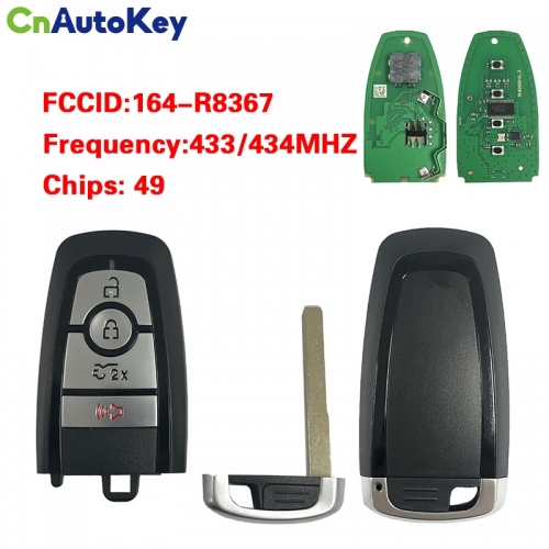 CN018151 2022~2024 Ford 4-Button Smart Key/PN:164-R8367 /M3N-A3C108397/434MHz