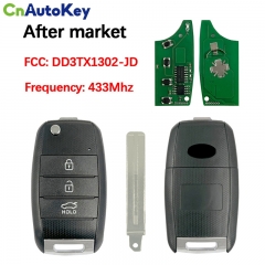 CN051185   KIA 2018 3B 433mhz FCC ID DD3TX1302 JD PN 95430-A2100  4D+(60) chip