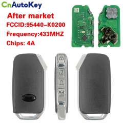 CN051198  KIA Soul 2019 Genuine Smart Remote Key 4 Buttons 433MHz 95440-K0200