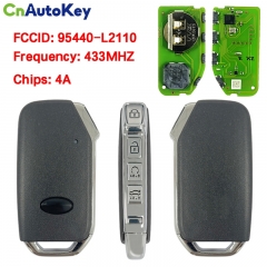 CN051302 For KIA 3 Buttons Smart Key Remote PN:95440-L2110 433MHZ 4A chip