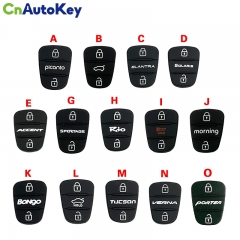 CS020066  Replacement 2/3 button Flip Key rubber cover for KIA