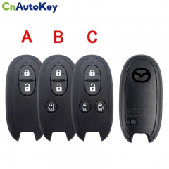 CS026032  Suitable for Mazda 2/3/4 button FCC: R74P1  Replacement Key Shell smart remote key cover