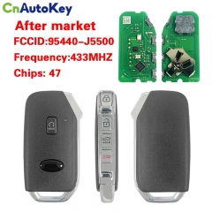 CN051121 For KIA 2020 Genuine Smart Remote Key 5 Buttons 433MHz HITAG 3 Transponder 95440-J5500