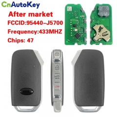 CN051119 For KIA 2020 Genuine Smart Remote Key 4 Buttons 433MHz HITAG 3 Transponder 95440-J5700
