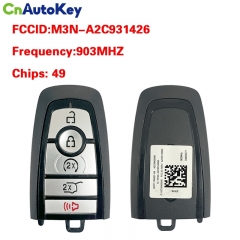 CN018145  2018 - 2022 Ford Smart Key 5Buttons  FCC：M3N-A2C931426 903MHZ 49 chip