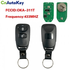 CN020519 433MHz P/N: 95430-2E100, 95430-2E110, ID FCC: OKA-311T Chave remota do carro para Hyundai Tucson 2005 2006 2007 2008 2009