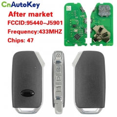 CN051190  KIA Stinger 2022 Genuine Smart Remote Key 4 Buttons Auto Start 433MHz 95440-J5901 47 Chip