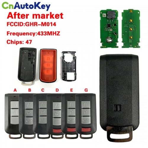 CN011018 2018 - 2019 For Mitsubishi  Xpander Eclipse Cross Smart Key 2B - GHR-M014 - 434MHz 47 Chip