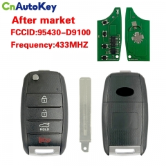 CN051069 2017 KIA Sportage Remote Flip Fob - 95430 D9100 - TQ8-RKE-4F27