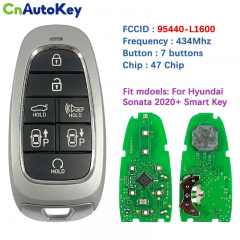 CN020242 2020-2022 Hyundai Sonata / 7-Button Smart Key / PN: 95440-L1600 / TQ8-FO8-4F28