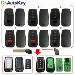CN007363 Toyota Land Cruiser 2022 2023 Smart Key 2/2+1/3/3+1 Button 433.58/434.42MHZ FSK P4::00 00 BA BA 8A-BA FCC:B3N2K2R 8990H-60540/8990H-30220