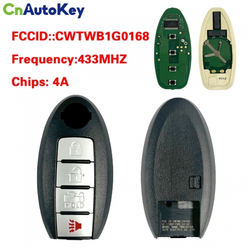 CN027124 For Nissan FCCID :CWTWB1G0168 PCF795 3M ID4A 433MHZ