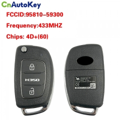 CN020520 Hyundai H350 Truck 2018 Original Flip Remote 2 Buttons 433MHz 95810-59300