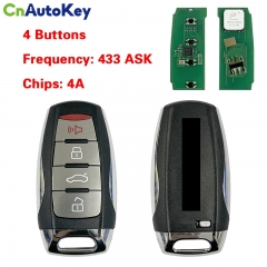 CN075012 Smart Remote Key ASK 433Mhz with 4A Chip for Great Wall GWM New Haval Jolion Car Intelligent Remote Key